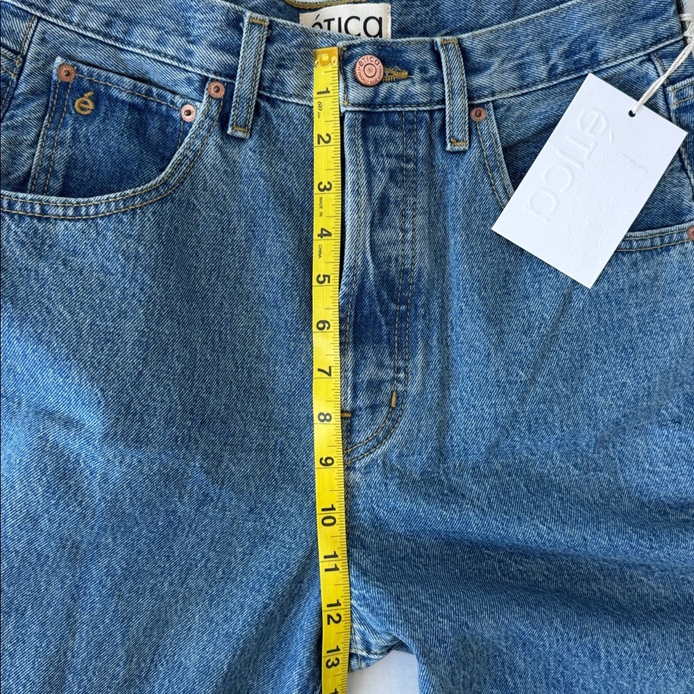 Etica Cassel Ultra High Barrel jeans size 28 - Picture 12 of 13